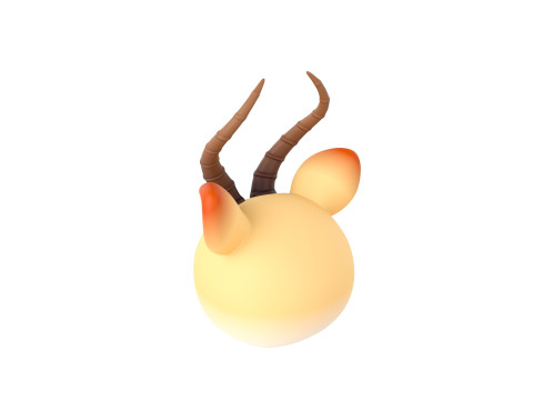Prop185 Antelope Head Modelo 3D