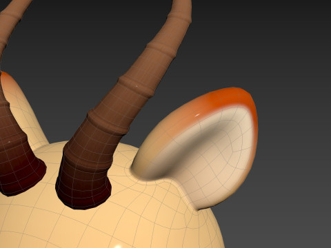 Prop185 Antelope Head Modelo 3D