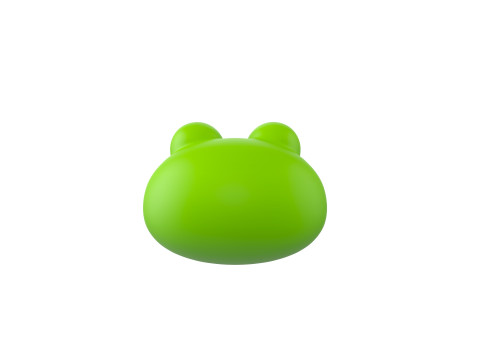 Prop186 Frog Head Modèle 3D