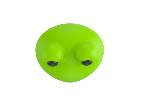 Prop186 Frog Head Modèle 3D