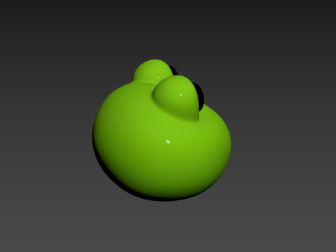 Prop186 Frog Head Modèle 3D