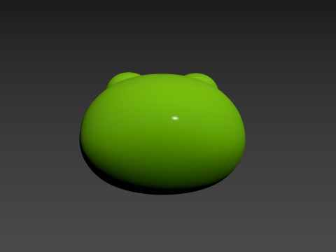 Prop186 Frog Head Modèle 3D