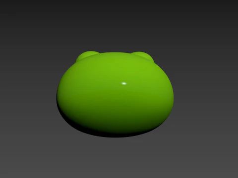 Prop186 Frog Head 3D Model
