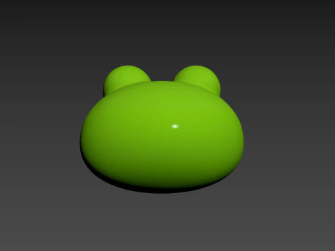 Prop186 Frog Head 3D Model