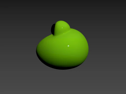 Prop186 Frog Head 3D Model