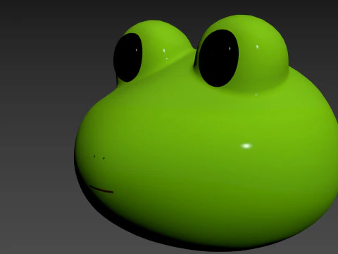 Prop186 Frog Head 3D Model