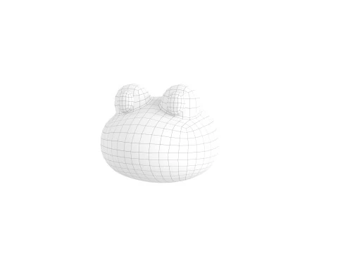 Prop186 Frog Head 3D Model