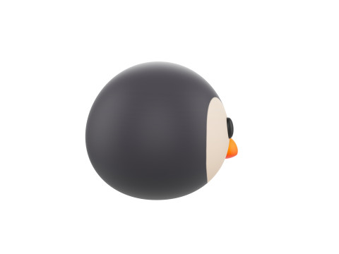 Prop187 Penguin Head 3D 模型