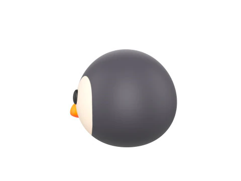 Prop187 Penguin Head 3D Model