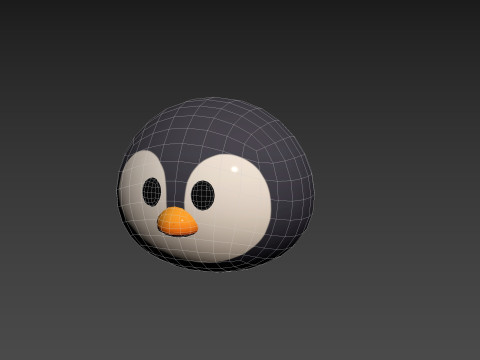 Prop187 Penguin Head 3D 模型