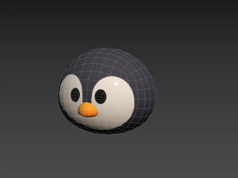 Prop187 Penguin Head 3D Model