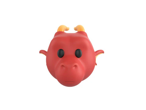 Prop188 Dragon Head 3D Model