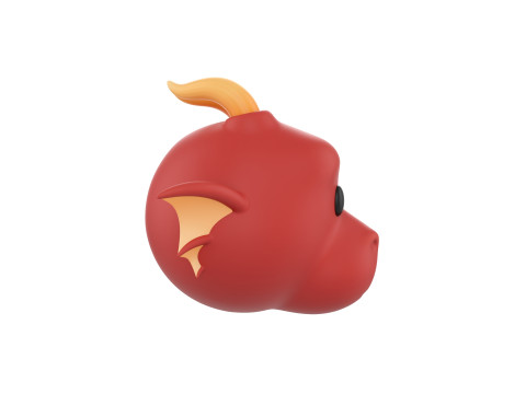 Prop188 Dragon Head Modello 3D