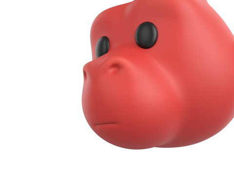 Prop188 Dragon Head Modello 3D