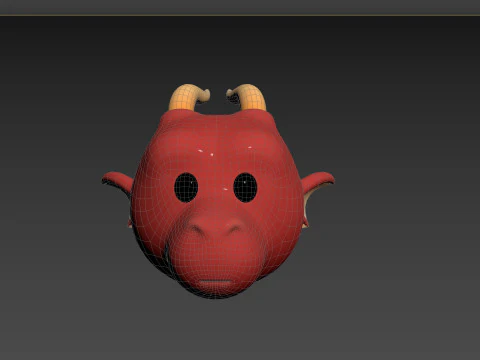 Prop188 Dragon Head 3D Model