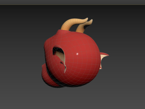 Prop188 Dragon Head Modello 3D