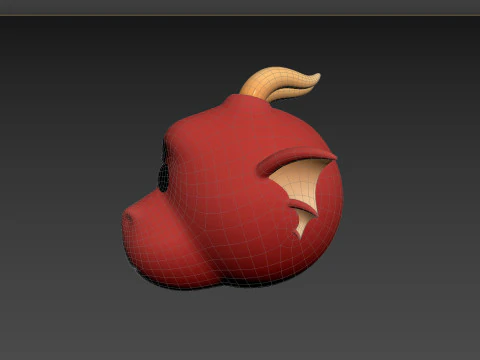 Prop188 Dragon Head 3D Model