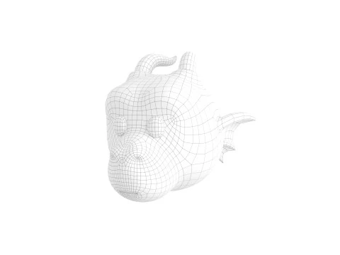 Prop188 Dragon Head 3D Model