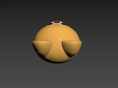 Prop189 Shiba Dog Head 3D Model