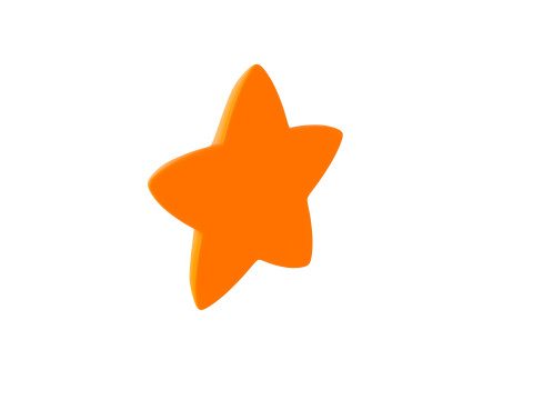 Symbol001 Star 3D Модель