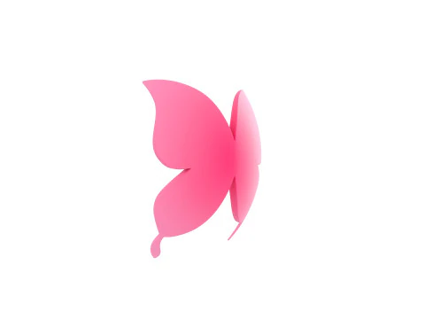 Symbol002 Butterfly 3D Model