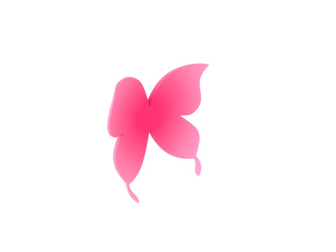 Symbol002 Butterfly 3D 모델