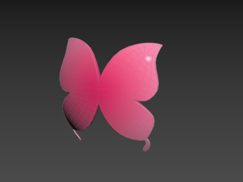 Symbol002 Butterfly 3D 모델