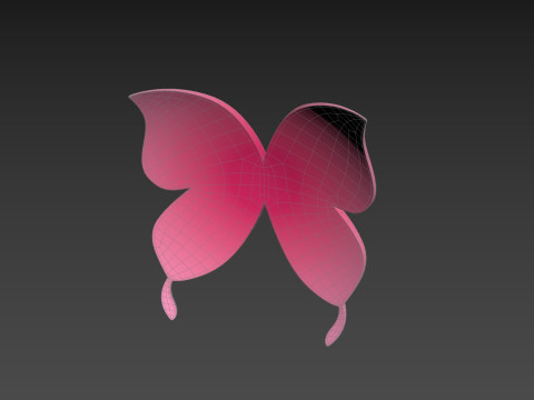 Symbol002 Butterfly 3D 모델