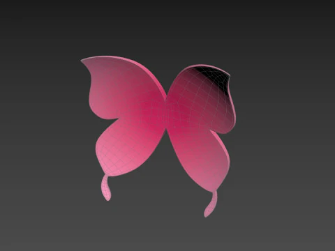 Symbol002 Butterfly 3D Model