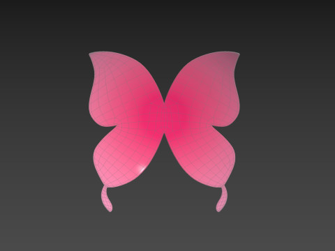 Symbol002 Butterfly 3D 모델