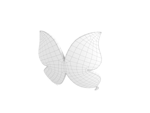 Symbol002 Butterfly 3D Model