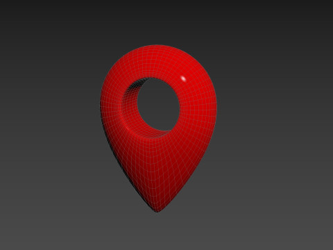 Symbol003 Map Point Modelo 3D