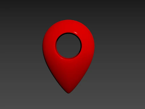 Symbol003 Map Point 3D Model