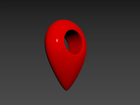 Symbol003 Map Point 3D Model