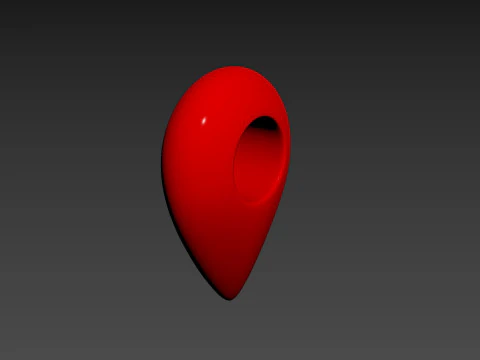 Symbol003 Map Point 3D Model
