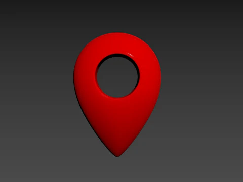 Symbol003 Map Point 3D Model