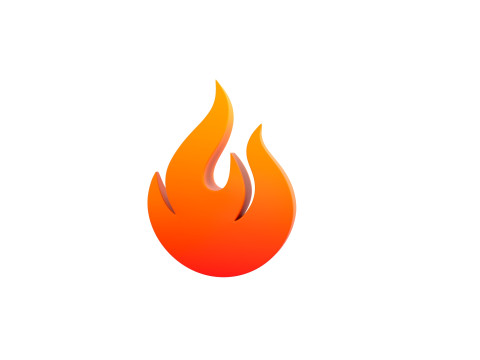 Symbol004 Flame Model 3D