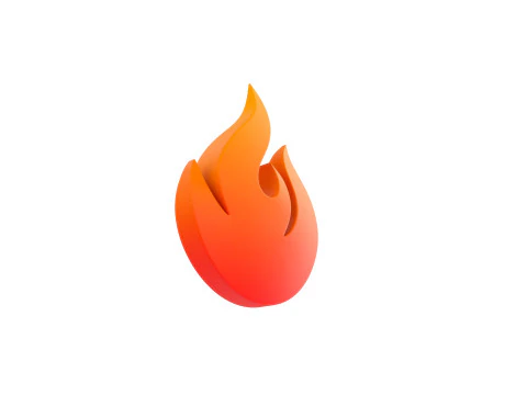 Symbol004 Flame 3D Model