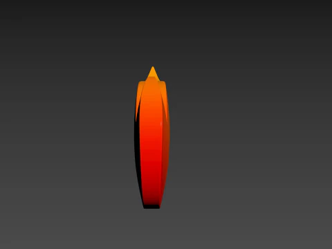 Symbol004 Flame 3D Model