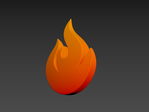 Symbol004 Flame 3D मॉडल
