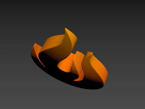 Symbol004 Flame 3D Model
