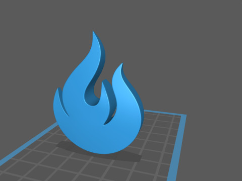 Symbol004 Flame 3D मॉडल