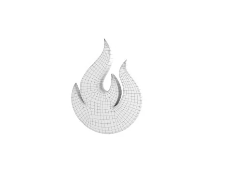 Symbol004 Flame 3D Model