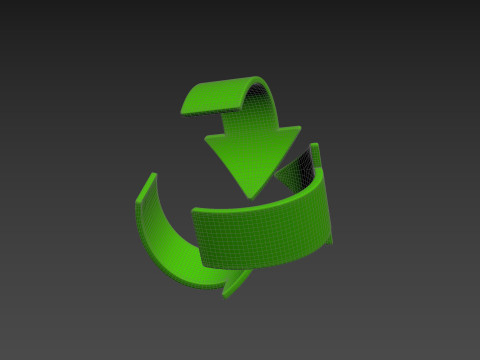 Symbol005 Recycle Modello 3D