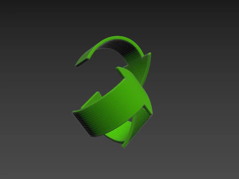 Symbol005 Recykling Model 3D