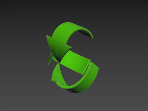 Symbol005 Recykling Model 3D
