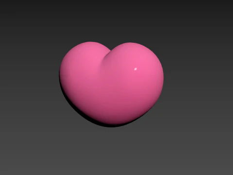 Symbol007 Heart 3D Model