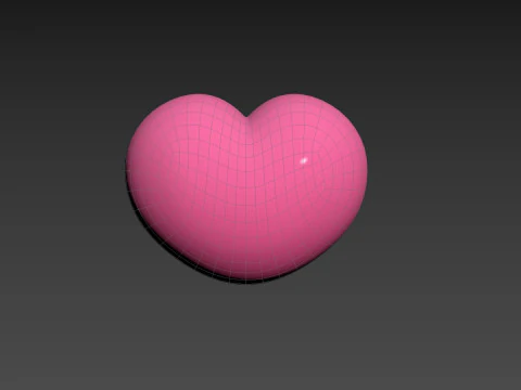Symbol007 Heart 3D Model