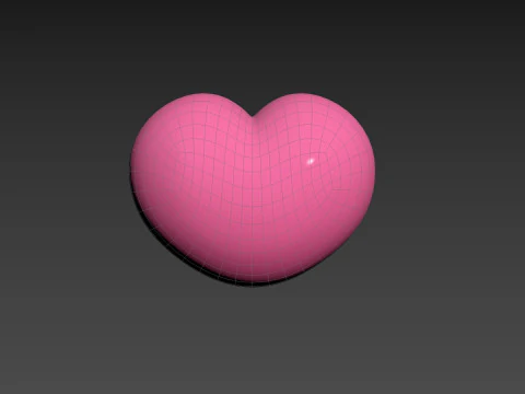 Symbol007 Heart 3D Model