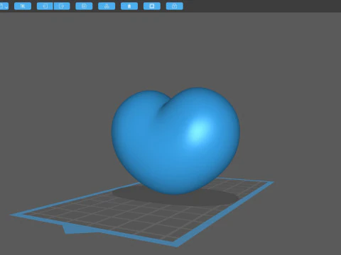 Symbol007 Heart 3D Model